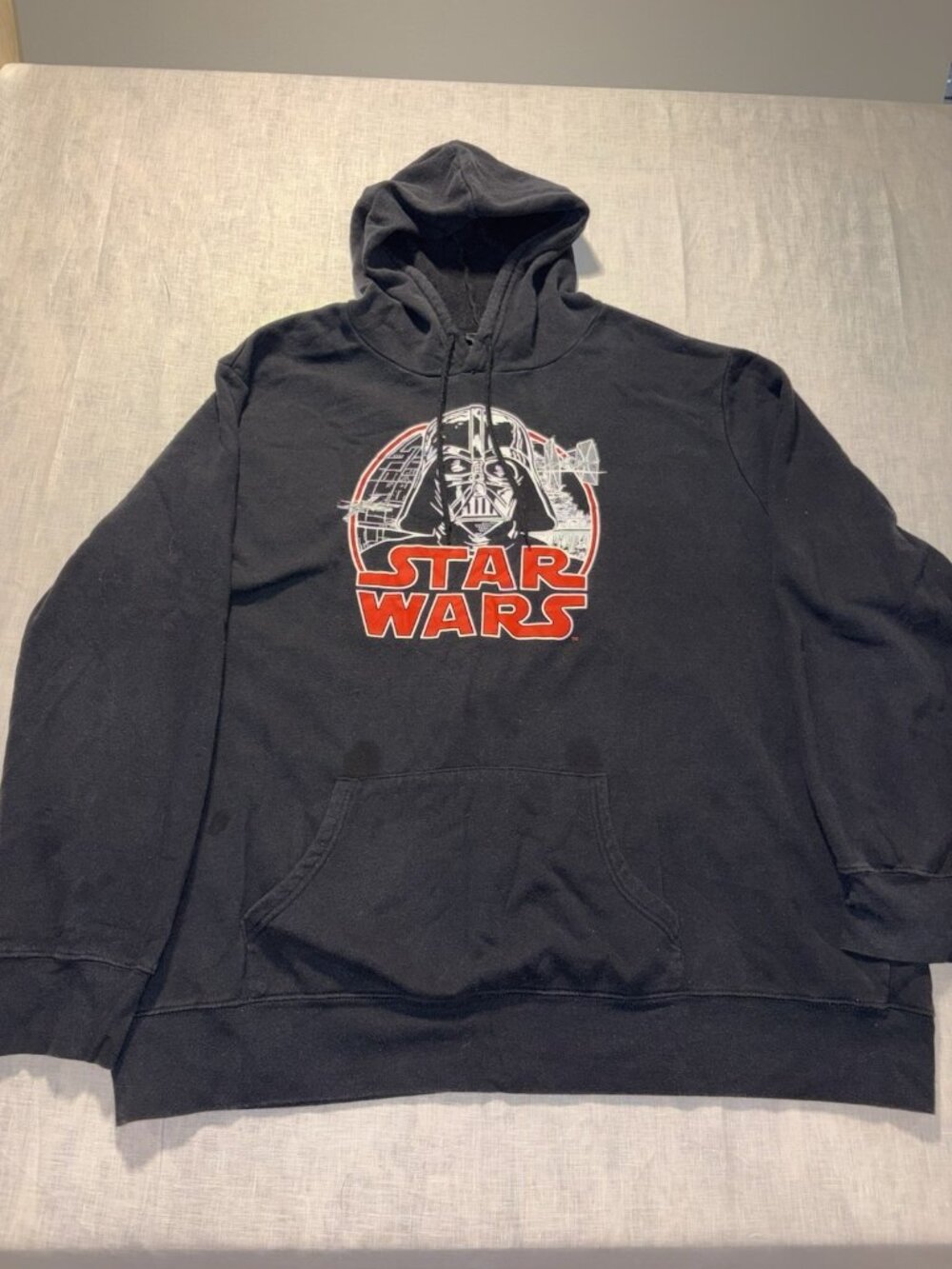 Star Wars Darth Vader Hoodie Men 3 XL Extra Large Black Pullover Graphic Print